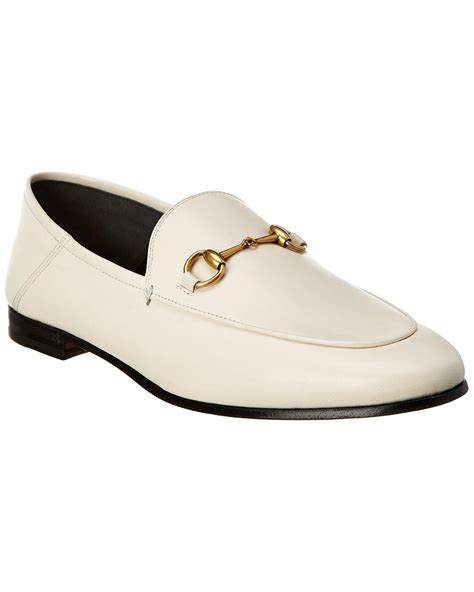 white gucci loafers fake